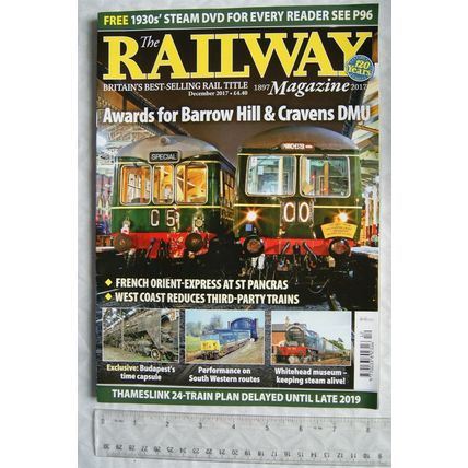 2017 Railway Magazine No. 1,401, Vol. 163, December