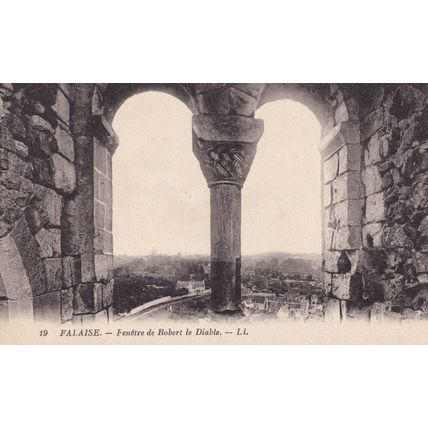 Falaise Fenetre De Robert Le Diable Antique French Postcard