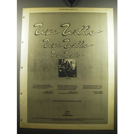 1975 Wet Willie Dixie Rock Album Advertisement