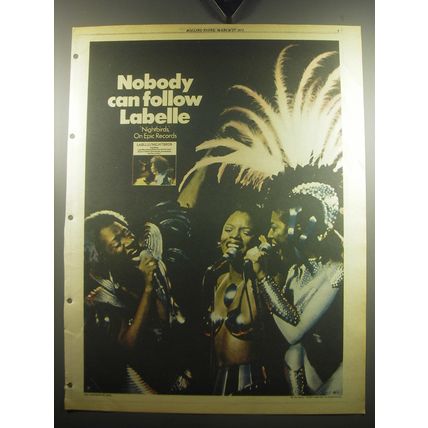 1975 Patti Labelle Nightbirds Album Advertisement - Nobody can follow Labelle