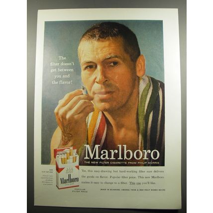 1955 Marlboro Cigarettes Advertisement