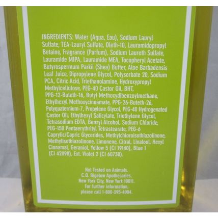 Bath & Body Works C.O. Bigelow Body Wash 11.6 oz Lime Coriander
