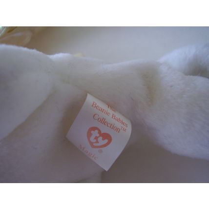 Ty Beanie MAGIC White Dragon PVC Korea Tag ERRORS Oakbrook 008421040889