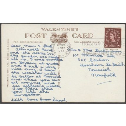 Victoria Square, Birmingham, Warwickshire, 1955 - Valentine's RP Postcard