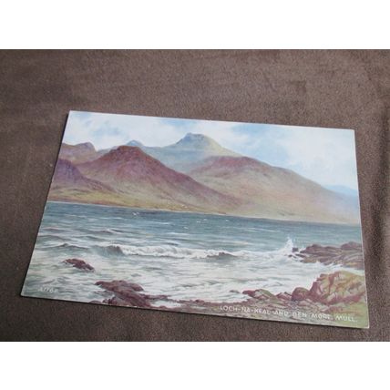 Valentines Postcard - Loch-Na-Keal Mull, Argyll- Artist E.H Thompson A1768