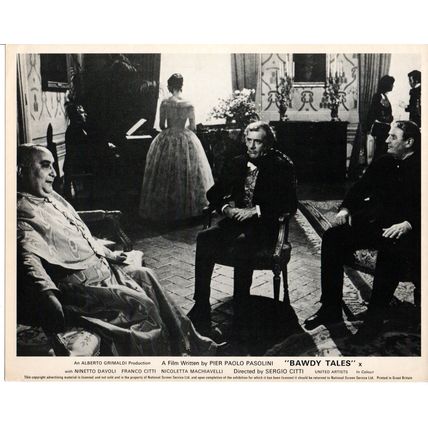 BAWDY TALES 1973 Pier Paolo Pasolini 7 10x8 LOBBY CARDS