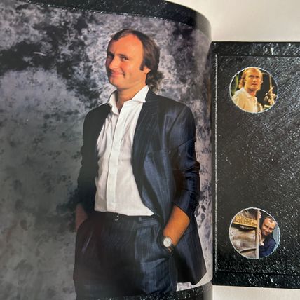 GENESIS INVISIBLE TOUR VIRGIN 1987 UK TOUR BOOK PERNOD HAT PEAK GC Paul Young