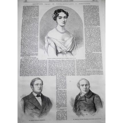 Illustrated London News, February 9, 1861 - Opening of Parliament; Coventry woes
