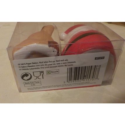 Christmas Santa & Rudolph Salt & Pepper Shakers (Boxed) - NEW