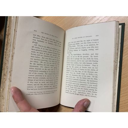 1890 JOHN RUSKIN "THE CROWN OF WILD OLIVE" INDUSTRY & WAR ANTIQUE BOOK (P4)
