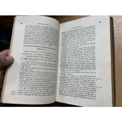 RARE* 1812 "COMPANION OF FESTIVALS & FASTS OF CHURCH OF ENGLAND" BOOK (P5)