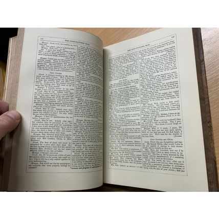 RARE* c1800s "THE WORKS OF OLIVER GOLDSMITH" VICAR WAKEFIELD ANTIQUE BOOK (P6)