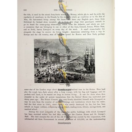 Strand Street, Liverpool, England, Book Illustration (Print), 1882