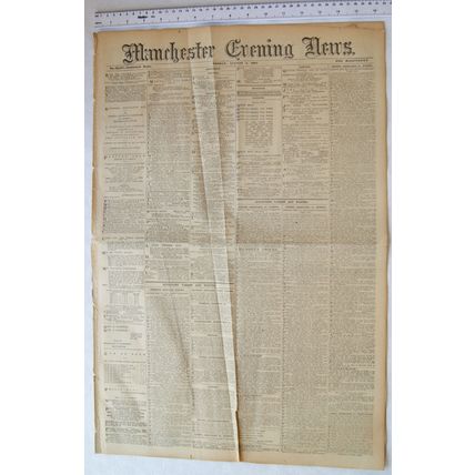 1912 original Manchester Evening News No. 13,527