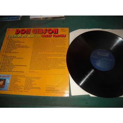 DON GIBSON COMPILATION LP - COUNTRY MY WAY