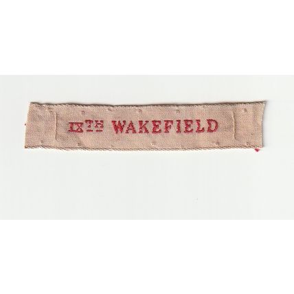 Scout Nametape UK - Pre 1967?? - 9th Wakefield - Used (BY309)