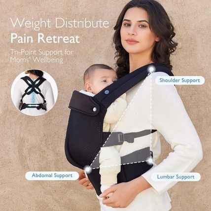 Momcozy Breathable Mesh Baby Carrier, Ergonomic and Lightweight Infant Carrier f