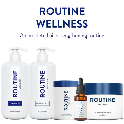 Routine Wellness Anti-Thinning Shampoo and Conditioner Set for Thinning Hair - B