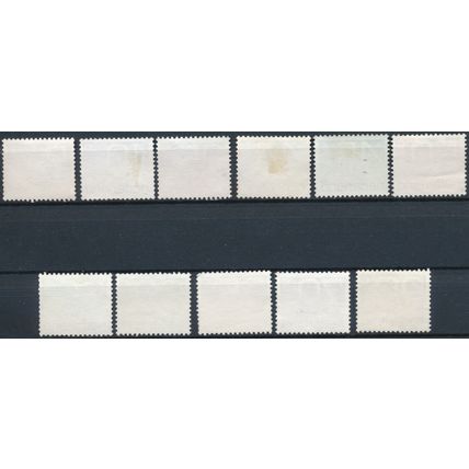 Crouwel Numeral: 11 Values - Netherlands 1976/91 - Used Hinged (C)