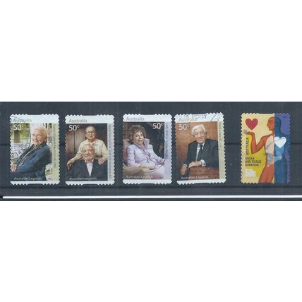 Australia stamps. 2008 Philanthropists self-adhesive used. (AF176)