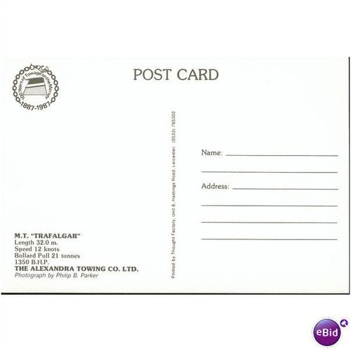GB Postcard 1987 - M.T. Trafalgar