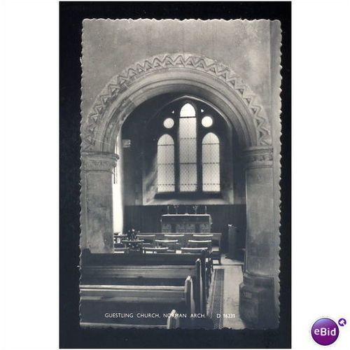 Sussex GUESTLING Church Postcard by Norman (D.16231)