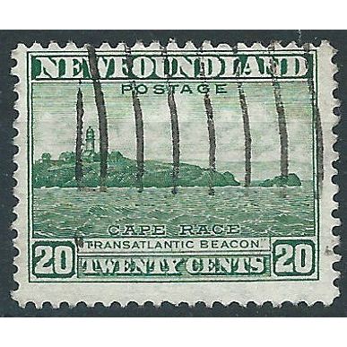Newfoundland 1932 SG218 20c Green Good+ Used....