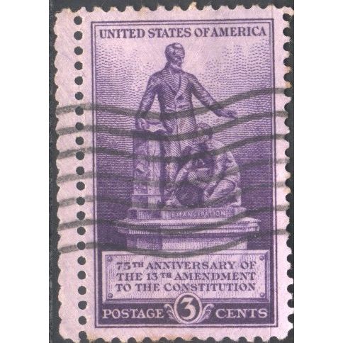 USA 1940 - SG899 - 3c violet - Emancipation Monument - used