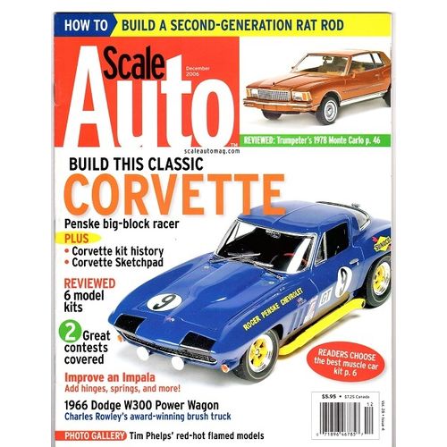 December 2006 Scale Auto Classic Corvette