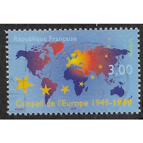 FRA 1999 3F '50TH ANN OF COUNCIL OF EUROPE' FINE USED (EBID55-531)