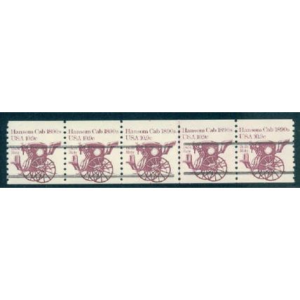 1904av 10.9c Hansom Cab Fine MNH Dry Gum PNC 4/5 Line Gap Split # A02441