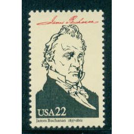 2217f 22c James Buchanan Fine MNH W3063