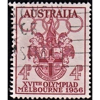 AUSTRALIA, 1956 4d Olympic Games, SG 290 (Scott #288), used