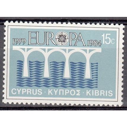 Cyprus 1984 Michel 612 Neuf ** Cote (2009) 1.05 Euro 25 Ans Europa CEPT Pont