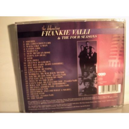 FRANKIE VALLI & THE FOUR SEASONS - THE DEFINITIVE... - CD ALBUM 2001- 1 DISC