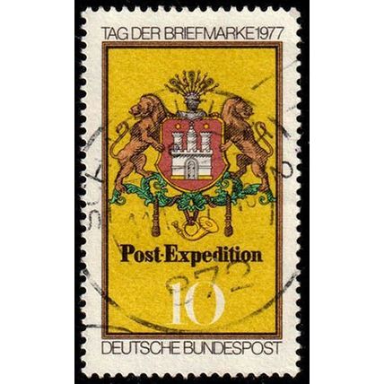 Germany 1977 Bundespost Post Expedition 10Pfg Used Stamp