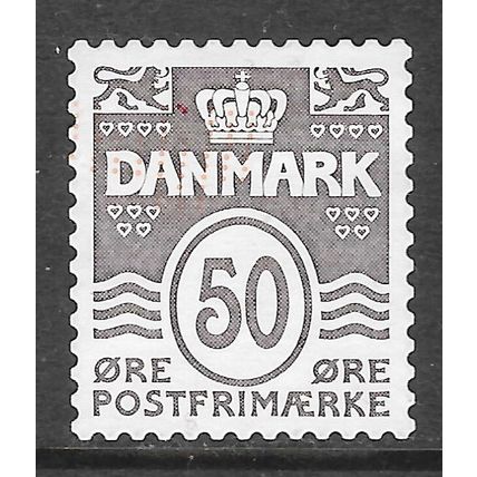 DENMARK DANMARK LIONS WAVES HEARTS 50ore SELF ADHESIVE DIE CUT USED