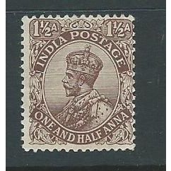 india stamp sg163 sg 163 hm star wmk