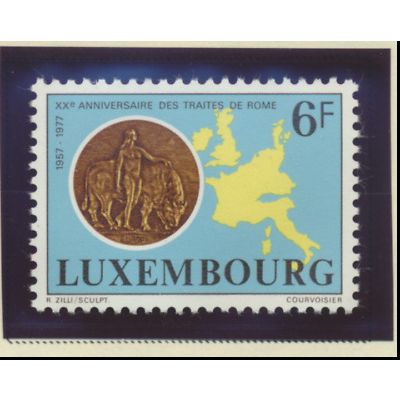 Luxembourg Stamp Scott #606, Mint Never Hinged