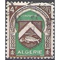 Algerie 1947 Michel 270 O Cote (2005) 0.30 € Armoirie Constantine Cachet rond