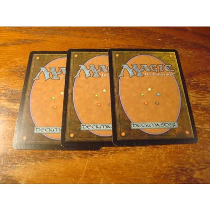 Magic The Gathering, MTG, 3- Cards, 1993-2007, FOREST, nm