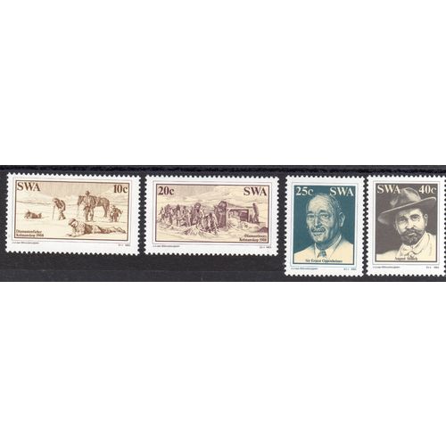 SWA Sg411 - Sg414 Discovery of Diamonds set P.O.Fresh MINT NEVER HINGED (N12/2)