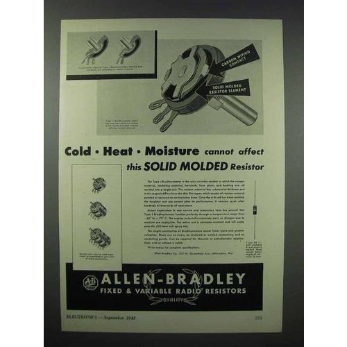1943 Allen-Bradley Type J Bradleyometer Ad