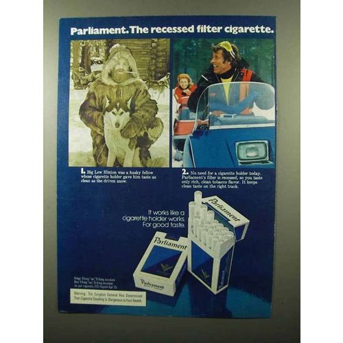 1975 Parliament Cigarettes Ad - The Recessed Filter