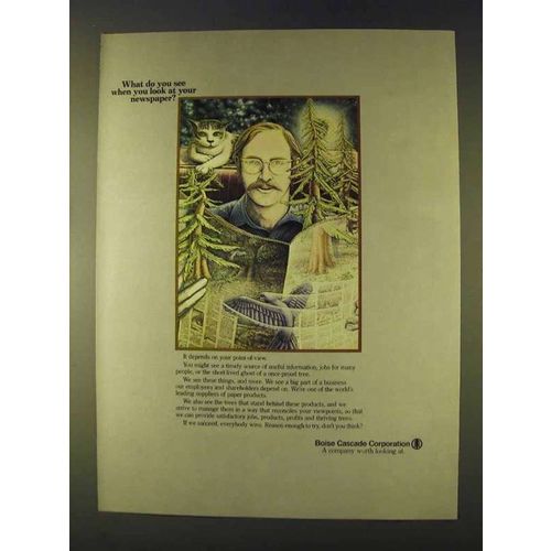 1979 Boise Cascade Corporation Ad - Look at Newspaper