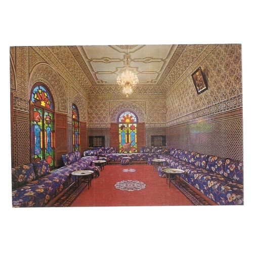 GOLD SALON, PALAIS BOUYAD, MOROCCO unused postcard =