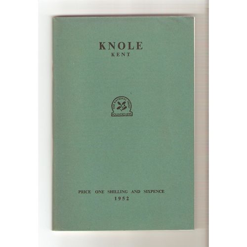 Knole House Kent National Trust guide 1952 see my other listings