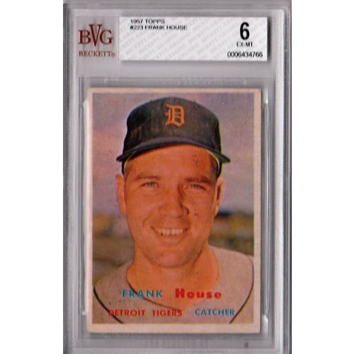 1957 Topps Frank House #223 BVG Beckett 6 P1248