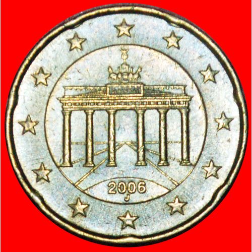 NORDIC GOLD (2002-2007): GERMANY ★ 20 EURO CENT 2006J! LOW START ★ NO RESERVE!