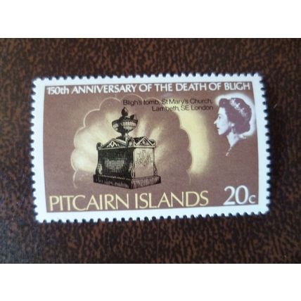 Pitcairn Islands 1967 Admiral Bligh 20c mint stamp SG84 Tomb